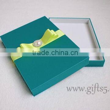 Decorative Blue Wedding Invitation Card box