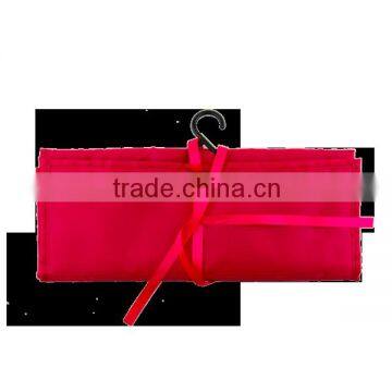 Foldable Girl Cosmetic Jewelry Roll UP Bag, Cheap Easy Travel Roll up Bag