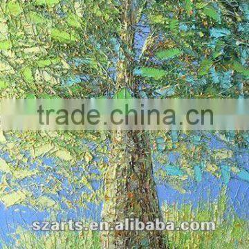 art set tree oil painting