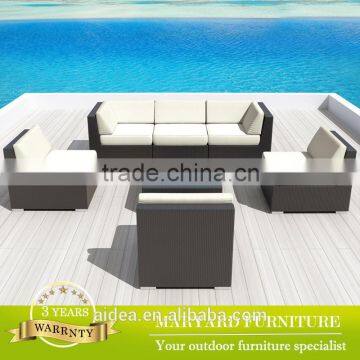 Poly garden furniture rattan garden furniture set