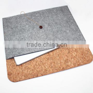 Eco friendly Wood Cork case For mac book pro case