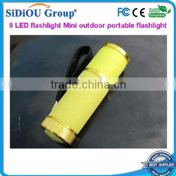 9 LED Flashlight Mini Outdoor Portable Flashlight