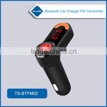 Factory supply, Car Kit MP3 Player Wireless Hands-free Bluetooth FM Transmitter, New arrival