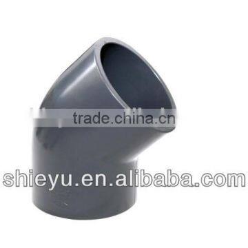 45D pvc elbow fitting