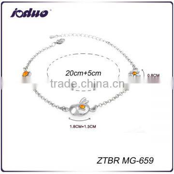 Fashion Apple Shaped Rhinestone Bracelets Wholesale