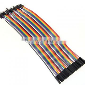 10pcs Alligator Clip Test Leads Jumper Cable Wires 5 colors 50cm Long Small 27mm S