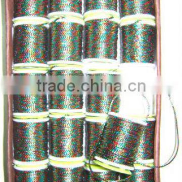 Fly Fishing Tackle Indian Round Tinsel Shaded Green