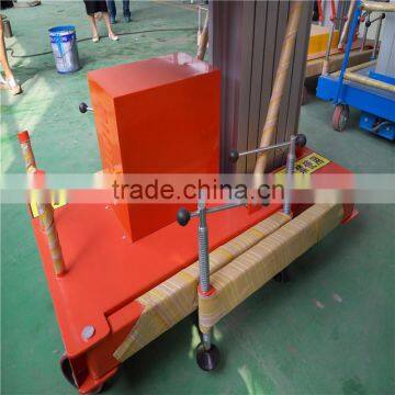 AWP 6M Telescope Man Lift Ladder / Vertical Aluminum Platform Lift