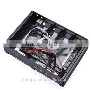 Fanless Industrial PC With Intel Celeron C1037U 1.8Ghz CPU Auto Boot USB 3.0 Dual Gigabit Lan 4 COM 1G RAM 80G HDD HTPC photo-4