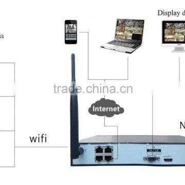 LS VISION h.264 1080p wifi nvr kits wireless p2p cctv ip camera