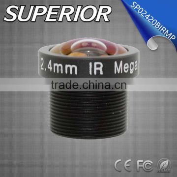 dollar store supplier in china super wide angle 1/3 inch cctv board 2.4mm m12 lens lens ir cut filter