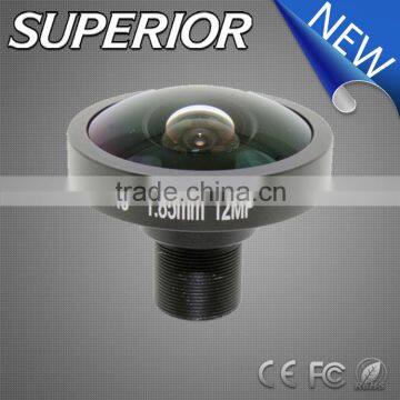 Good quality 1.85mm 12MP CCTV Lens 195 Degree Fisheye Lens M12 Fisheye Lens for 360 Video VR