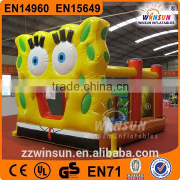 EN14960 SpongeBob bouncy castle inflatable jumping castle