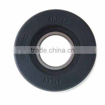 Escalator Step Roller 80mm, 80x25mm, bearing 6006, 80x25x6006, Black