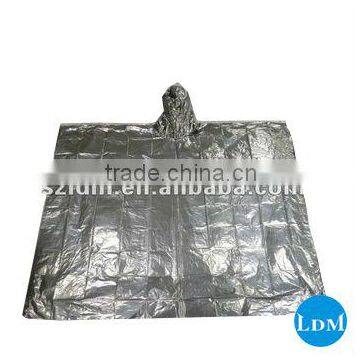 EUROPE size 0.03mm adult waterproof poncho with logo,rain wear with hood