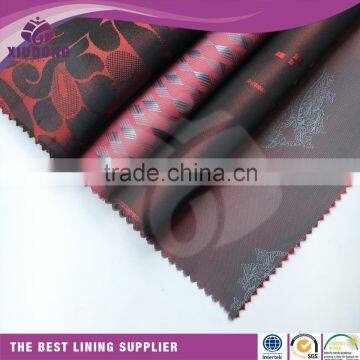 smooth hand feeling polyester viscose lining fabric jacquard lining fabric manufacturer