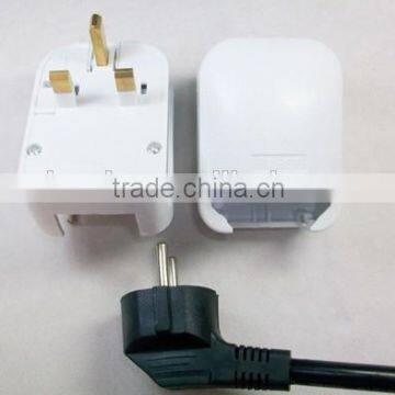 New Products 2015 Top Quality Germany to uk Adapter Plug,male to Male Electrical Plug Adapter,Euro to BS1363 Power Converter 13A photo-3