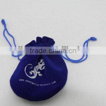 Cheap promotional embroidered velvet jewelry pouches