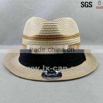 paper braid straw fedora hat fashion fedora straw hat fashion straw hat/cap