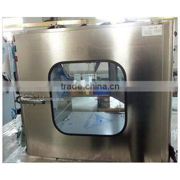 Laboratory clean transfer window Electronic Interlock Pass Box for Pharmaceutical Cleanroom