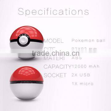Promotion Gift Pokemons Go Plus Powerbank Mobile Poke Ball Plush Toy Power Bank photo-4