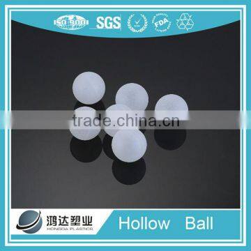 1 inch hot selling clear white hollow plastic ball wholesale