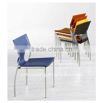 Superimposed outdoor chair with PU leather