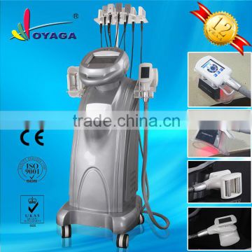 650nm Zerona laser + cryotherapy + vacuum roll massage machine