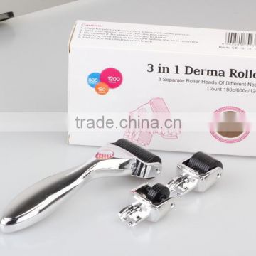 NL-301 High quality 2015 skin care fune titanium needles roller medical therapy ,microneedles derma roller manufacturer in China