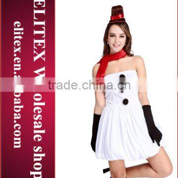 High-quality wholesale hot fashion unique woman christmas snowman costume