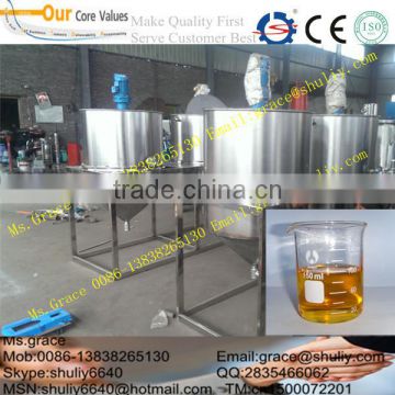 new type small oil refining machine/China most advanced edible peanut crude oil refining machine 0086-13838265130