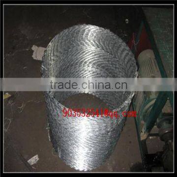 Hebei Anping terrain scenery factory bto30 galvanized razor wire