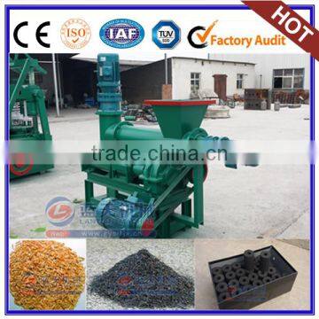 Lowest Price Double Screw Rice Straw Charcoal Briquette Making Machine