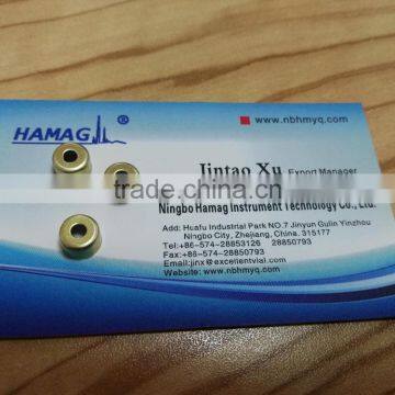 8mm Crimp Golden Aluminum Caps for Glass Cartridges photo-2