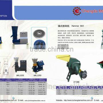 Hot Sell Animal Food Grinder Machine/biomass Wood Hammer Mill Price/ Straw Hammer Mill