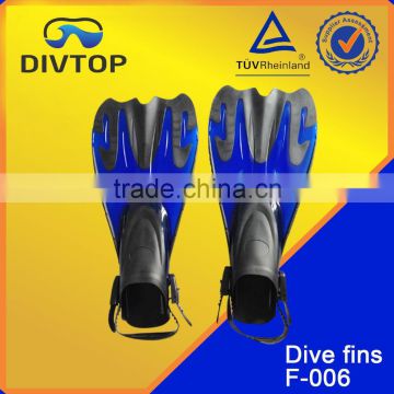 Scuba Diving Fin With Adjust Strap And Quick Release Buckles