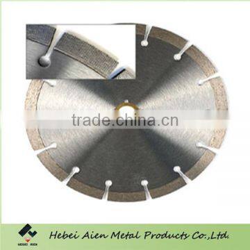 stone cutting diamond saw blade with flange