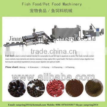 Floating and sinking fish food pellets making machine