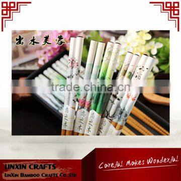 06Japanese reusable wood chopstick wholesales cheap wood chopstick made in china Japanese style