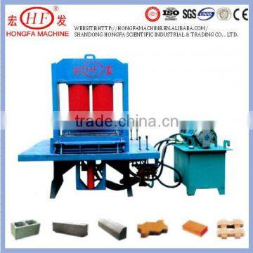 Jamaica color road brick making machine,pavering machine---HF-300T,fly ash brick making machine