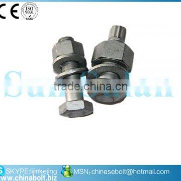 A-325 TEN. CON. C/TCA 2H Y F-436 ASTM F1852 TYPE 1 ROUND HEAD TC BOLT NUT WASHER