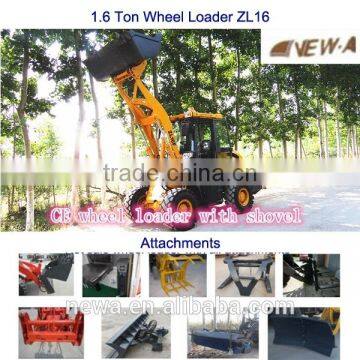 2016 Hot Sale CE ZL16 1.6ton Loader photo-3
