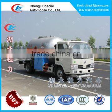 Dongfeng mini LP gas tank truck for sale