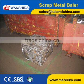 Push Out Scrap Metal Balers Compactor Machine