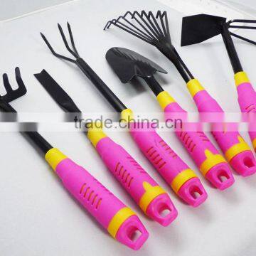 Pink 6 Piece Garden Tool Set - Trowel, Rake, Cultivator, Rakes & More! GIFT SET photo-3