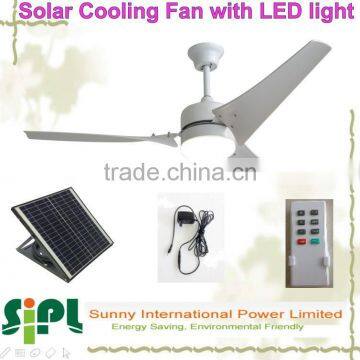 vent goods ceiling rechargeable solar battery powered cooling fan DC (Brushless motor) fans