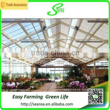 Mult span commerical glass greenhouse for sale