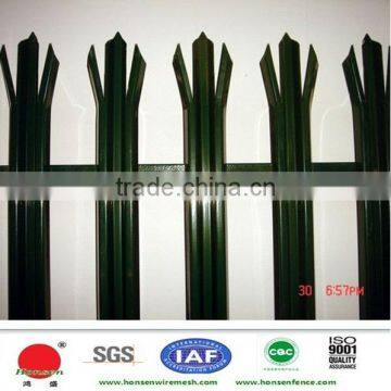 High Quality Best price Palisade Fence with green color