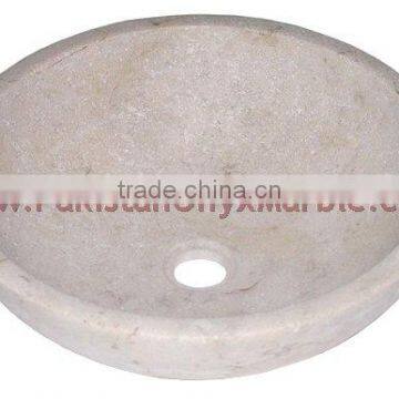 UNIQUE BOTTICINA CREAM MARBLE SINKS photo-3