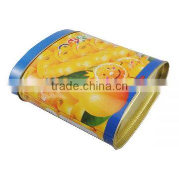 Oval Empty Tin Can for Food photo-3